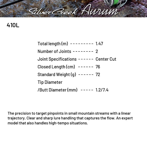 DAIWA Silver Creek Aurum 410L Spinning