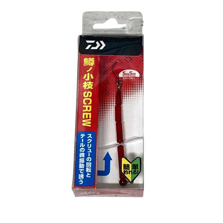 DAIWA MASU NO KOEDA SCREW 62mm : 1.2g CLEAR RED