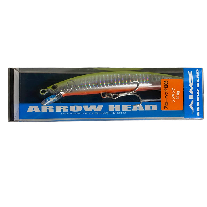 AIMS ARROW HEAD 120S 120mm, 20g SINKING BH-52 BORDERHOLO CH＆OR