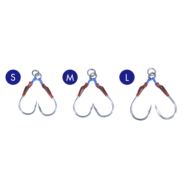 Crazy Ocean SMALL JIG POWER ASSIST L : 8mm (2 pcs/pack)