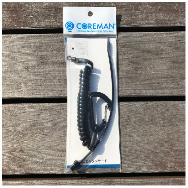 COREMAN COREMAN KODAWARI LAN YARD LONG : 35cm : MAX 200cm BLACK