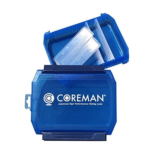 COREMAN COREMAN DOUBLE OPEN LURE CASE H200×W153×D40mm : 180g #004 BLUE