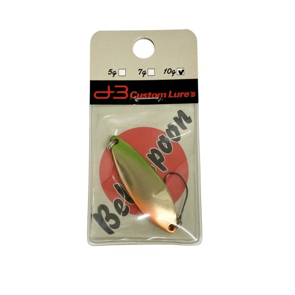 D-3 CUSTOM LURES BELL SPOON 10g 46mm : 14mm #6 GGOR