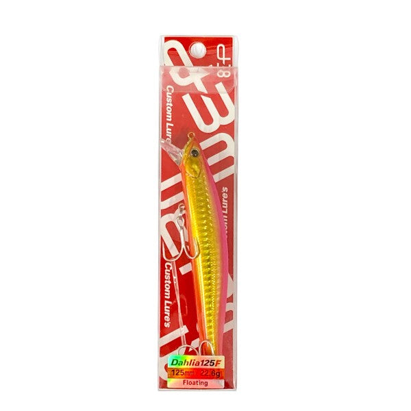 D-3 CUSTOM LURES DAHLIA 125F 125mm : 22.6g FLOATING #3 PGO