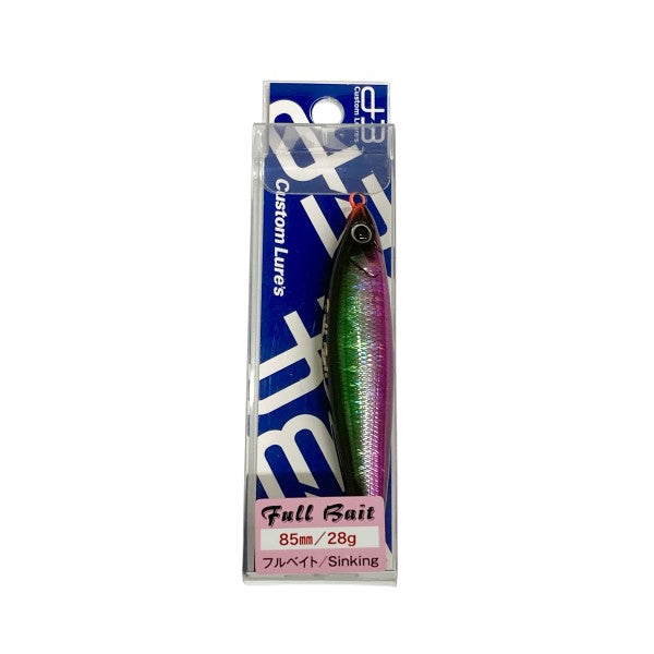 D-3 CUSTOM LURES FULL BAIT 85mm : 28g SINKING #F10 STE