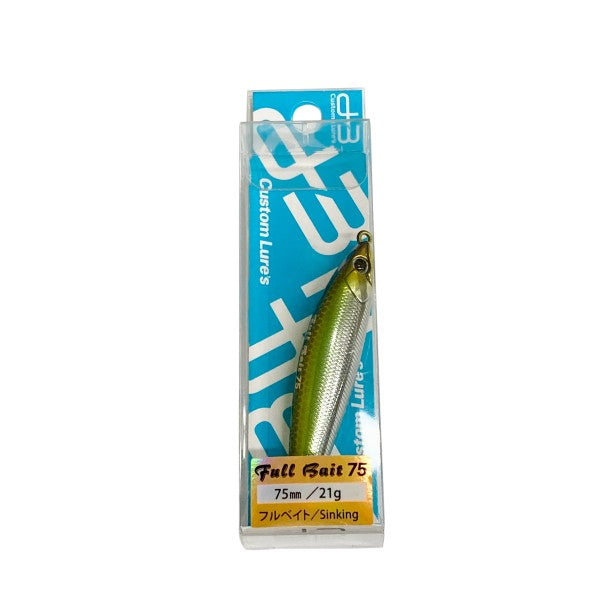 D-3 CUSTOM LURES FULL BAIT 75 75mm : 21g SINKING #F5 KT-M
