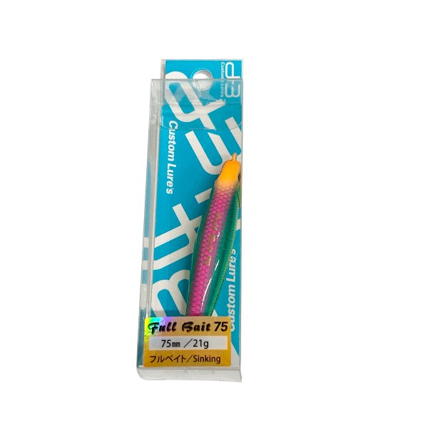D-3 CUSTOM LURES FULL BAIT 75 75mm : 21g SINKING #F9 PKS