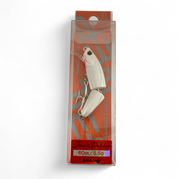 D-3 CUSTOM LURES JOINT DAHLIA 60S 60mm : 5.5g SINKING #20 FLM-Wh