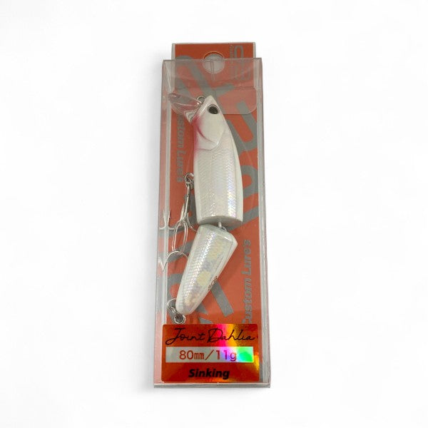 D-3 CUSTOM LURES JOINT DAHLIA 80S 80mm : 11g SINKING #20 FLM-Wh