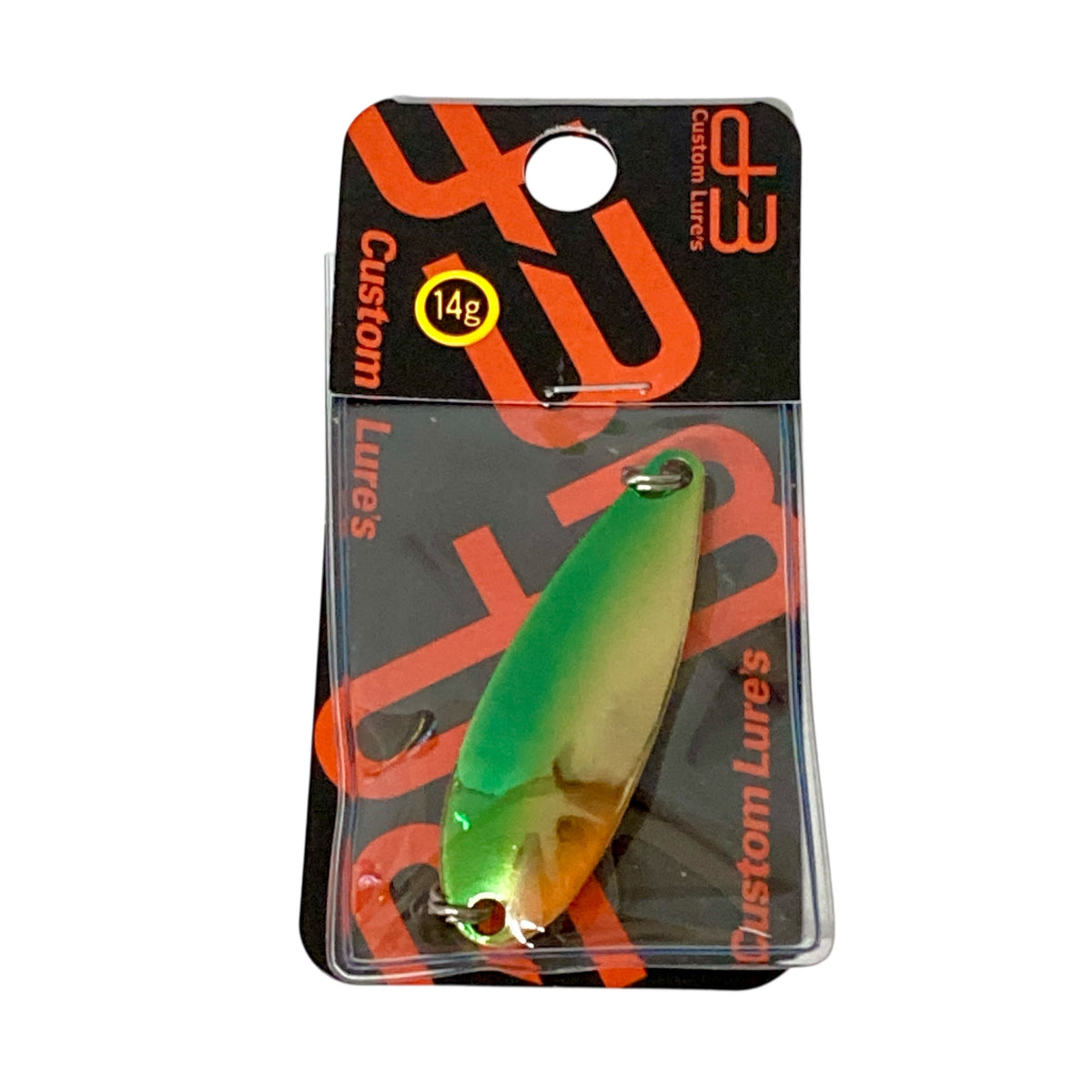 D-3 CUSTOM LURES CUSTOM SPOON 10g #2 GGOR