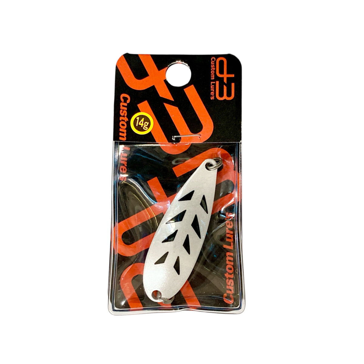 D-3 CUSTOM LURES CUSTOM SPOON 5g #07 WH8