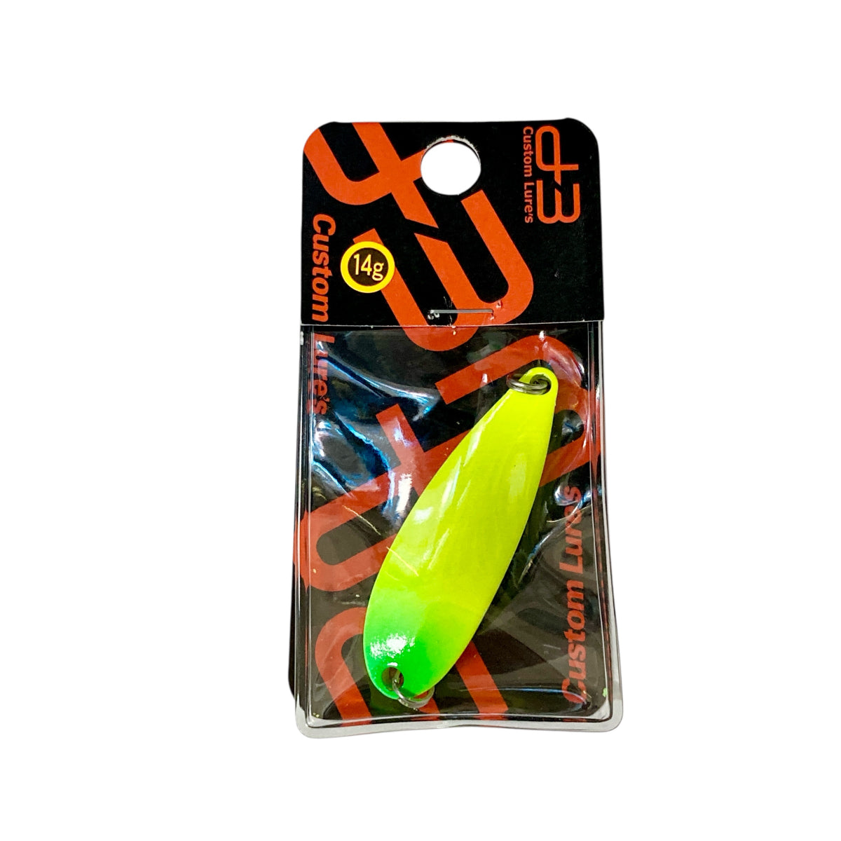 D-3 CUSTOM LURES CUSTOM SPOON 5g #08 WCH