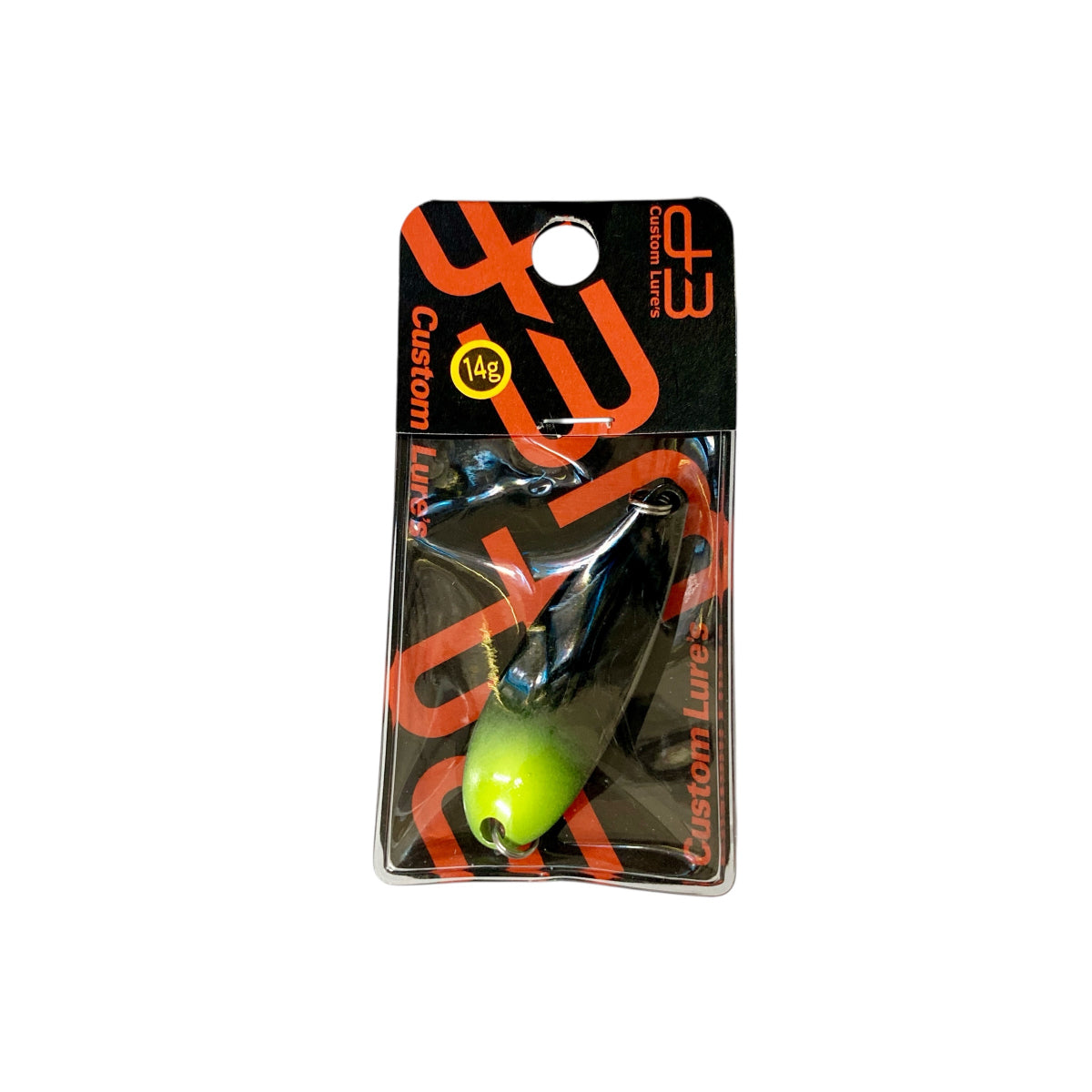 D-3 CUSTOM LURES CUSTOM SPOON 5g #10 WBK