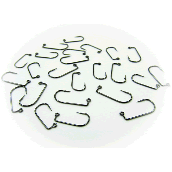 Arukazik Japan AR.HOOK ROUND ROCK JIG HOOK #6 (12 pcs/pack) NS BLACK