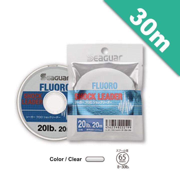 Seaguar SEAGUAR FLUORO SHOCK LEADER #3 (12.0 lb) - 30m CLEAR