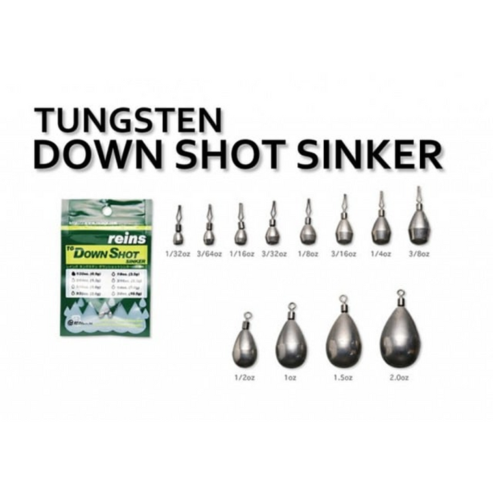 reins TG HEAVY DOWN SHOT SINKER 2oz (1pce/pack)