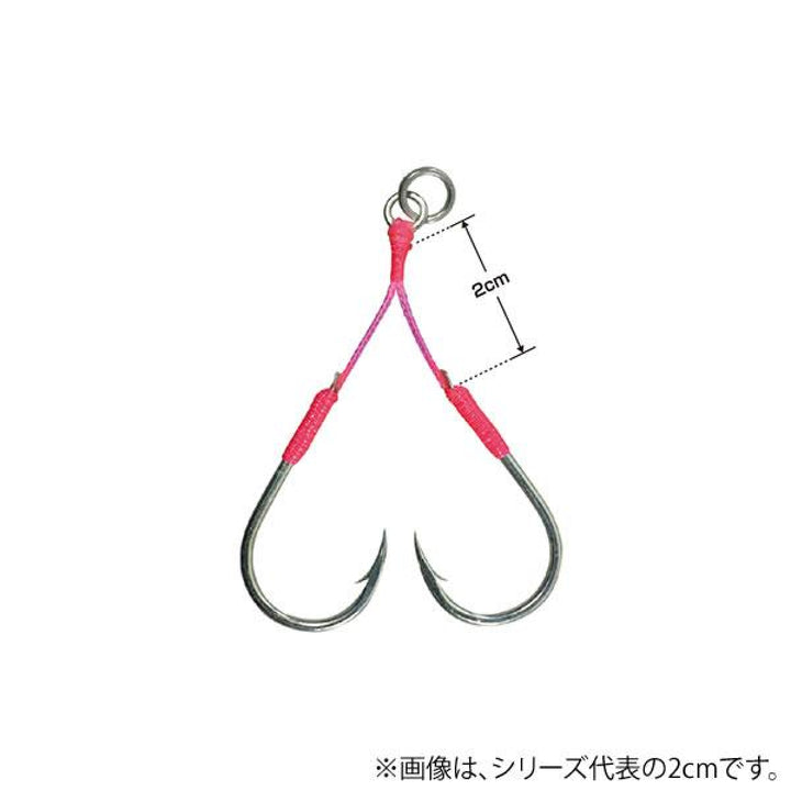XESTA W CLAW SLOW TUNE COMPLETE 4/0 2cm : PE - #24 (2 pcs/pack)