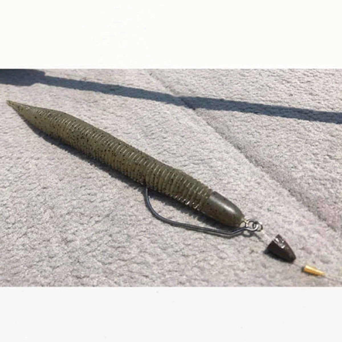 GEECRACK BELLOWS STICK 3.8 (7 pcs/pack) #295 SMOKY SHAD