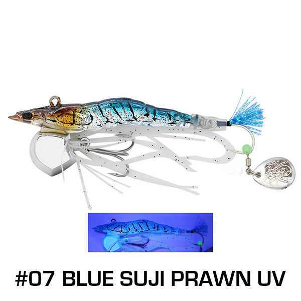 LITTLE JACK EBINEM 30g 60.5mm : 30g Sinking #07 BLUE SUJI PRAWN UV