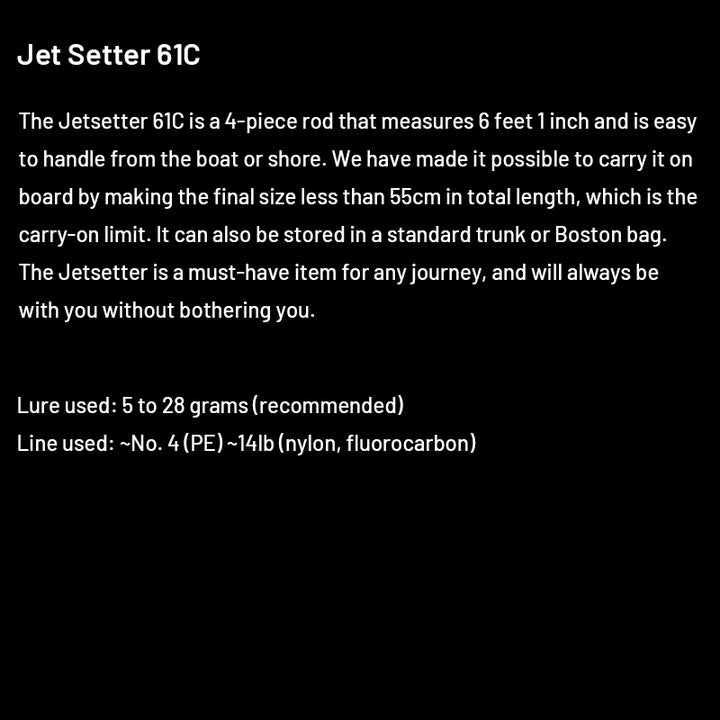 Jet Slow Jet Setter Jet Setter 61C (4 pieces, Casting)