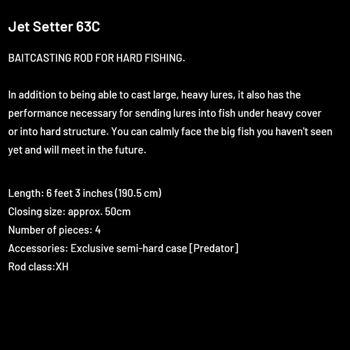 Jet Slow Jet Setter Jet Setter 63C (4 pieces, Casting)