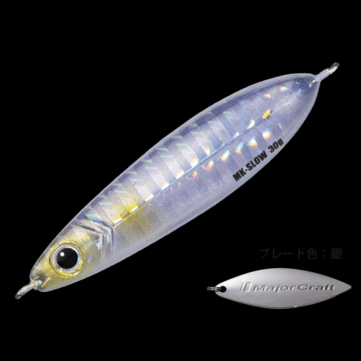 Major Craft MAKI-JIG SLOW 30g 30.0g #008 SILVER(UV)