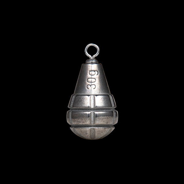 Fish Arrow FREE HEAD SINKER TG #8 : 30g (1 pc/pack) SILVER