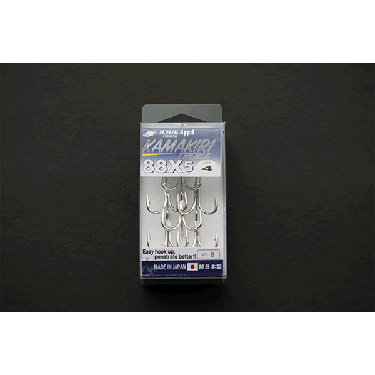 ICHIKAWA KAMAKIRI TREBLE 88X5 #1/0 : 3.6g (5 pcs/pack)