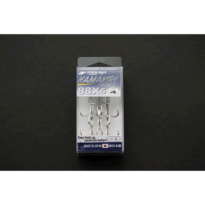ICHIKAWA KAMAKIRI TREBLE 88X5 #2/0 : 4.5g (4 pcs/pack)