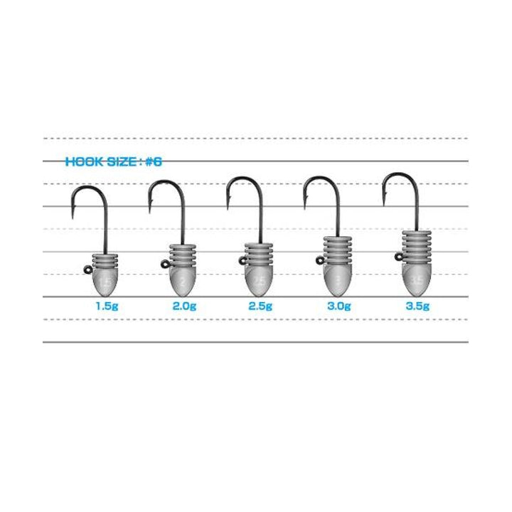 XESTA BULLET RIBHEAD #5 - 1.5g (4 pcs/pack)