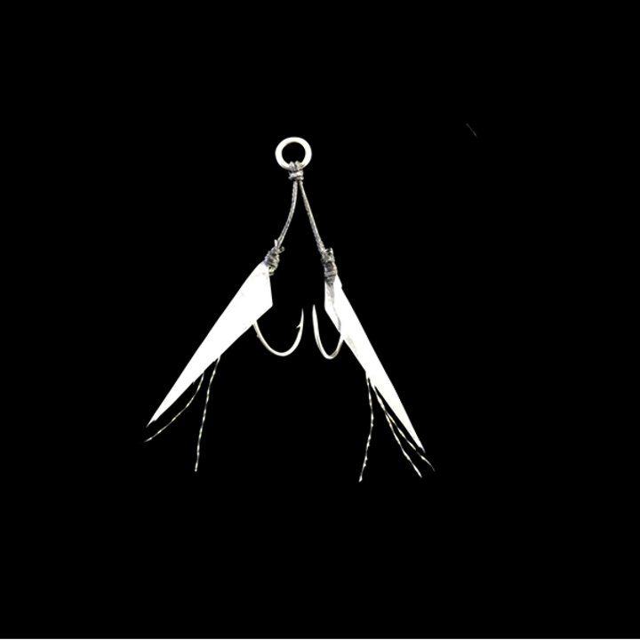 Zeake ZEAKE ASSIST DOUBLE FISH SKIN SLJ #10 : 2S (2 pcs/pack)