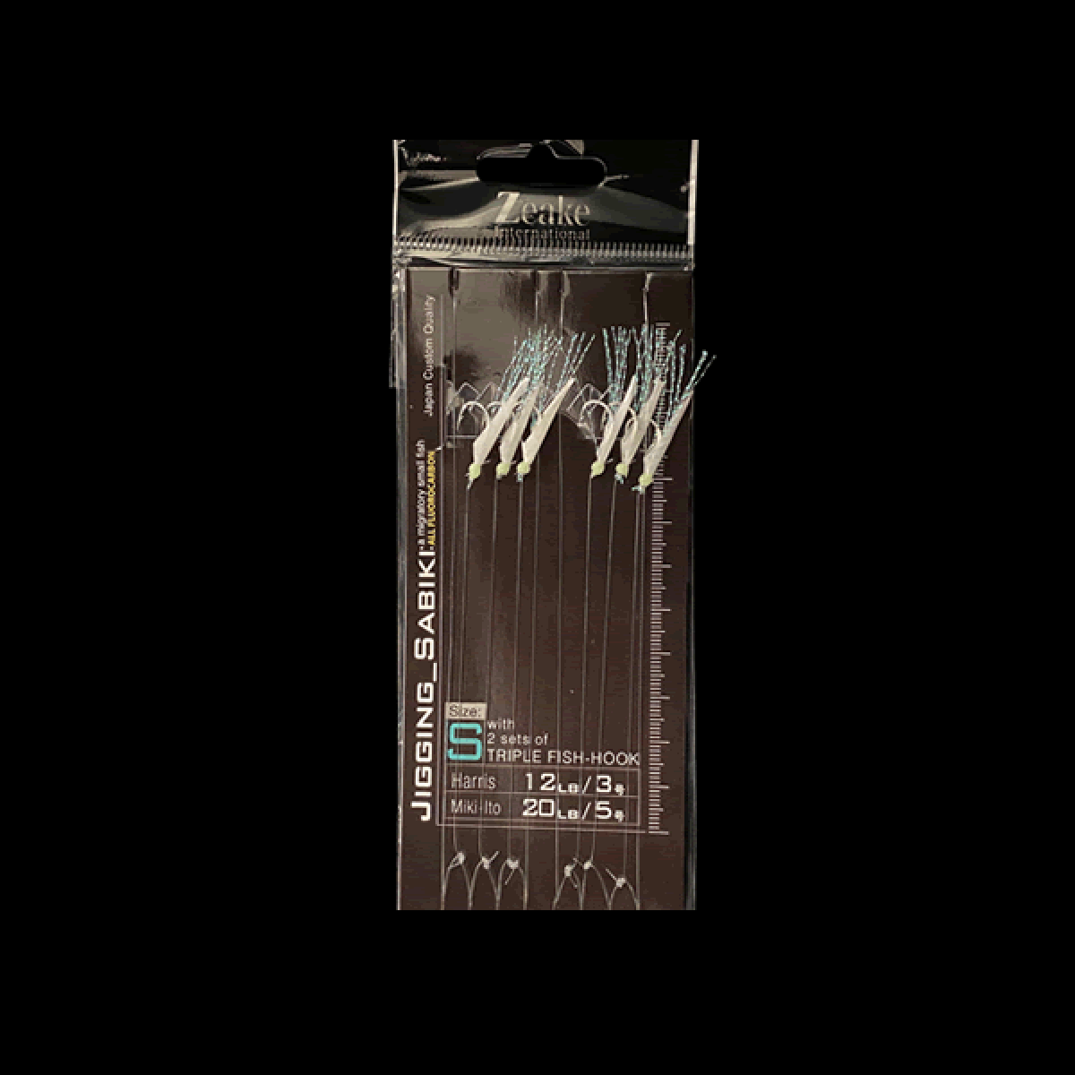 Zeake JIGGING SABIKI SET #3 : S (2 sets/pack) AURORA TINSEL