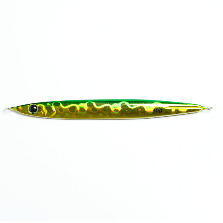 Zeake R_SARDINE LONG 80g 142mm : 80g RS LONG 80g RSL050 GREEN GOLD GLOW BELLY