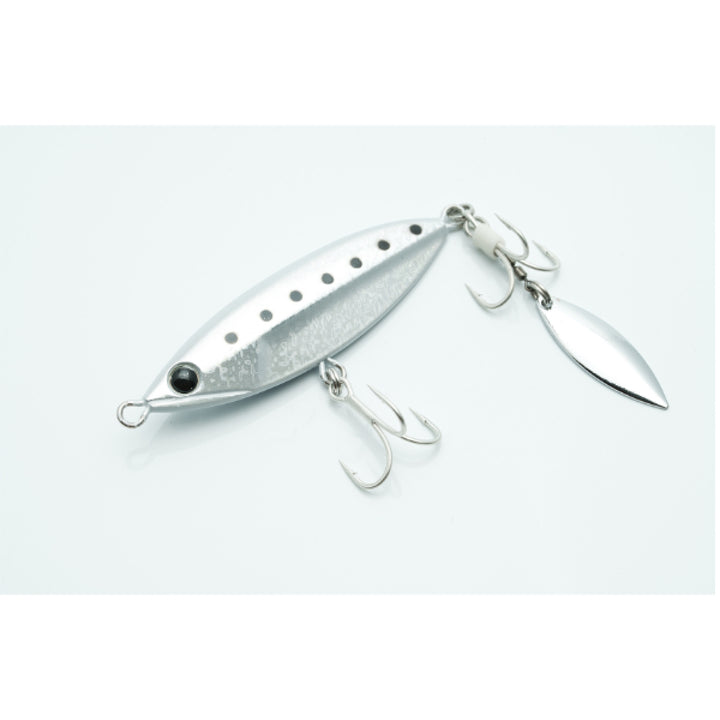 Zeake B_ZAPPER 40g 67mm : 40g BZ001 SILVER GLOW BAIT