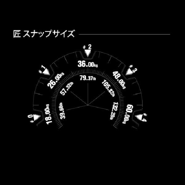 Zeake TAKUMI SNAP #0 : 39.68lb (8 pcs/pack)