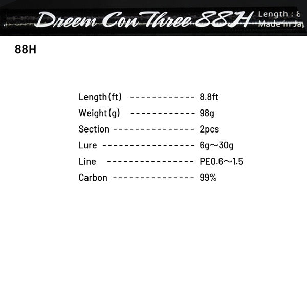 Dreem UP Dreem Con Three 88H (Spinning)