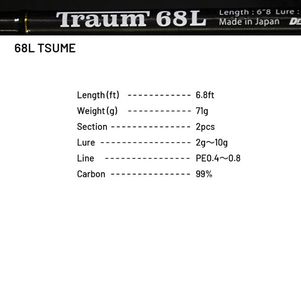 Dreem UP Traum 68L TSUME (Spinning)