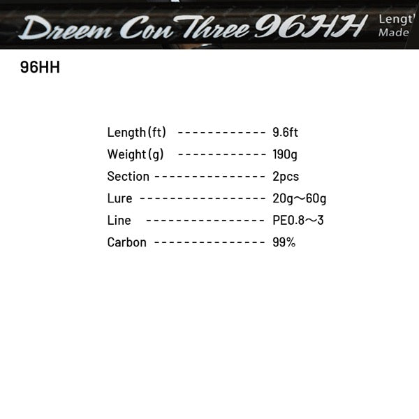 Dreem UP Dreem Con Three 96HH (Spinning)