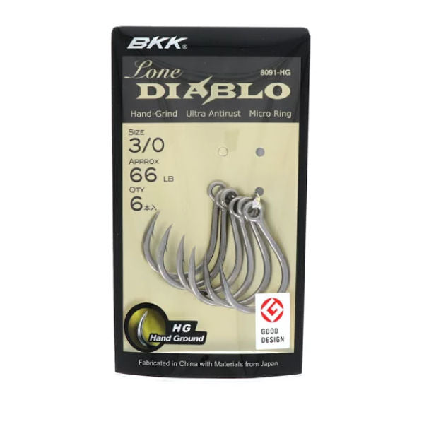 BKK LONE DIABLO #3/0 (6pcs/pack) UA