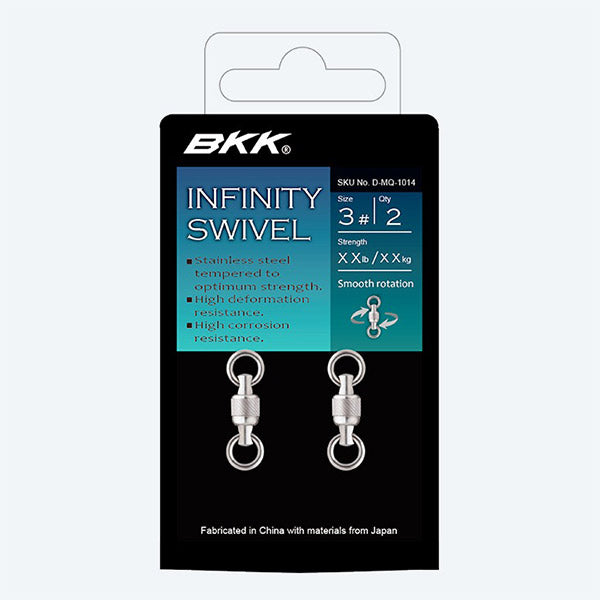 BKK STAINLESS BB SWIVEL #2 (2 pcs/pack)