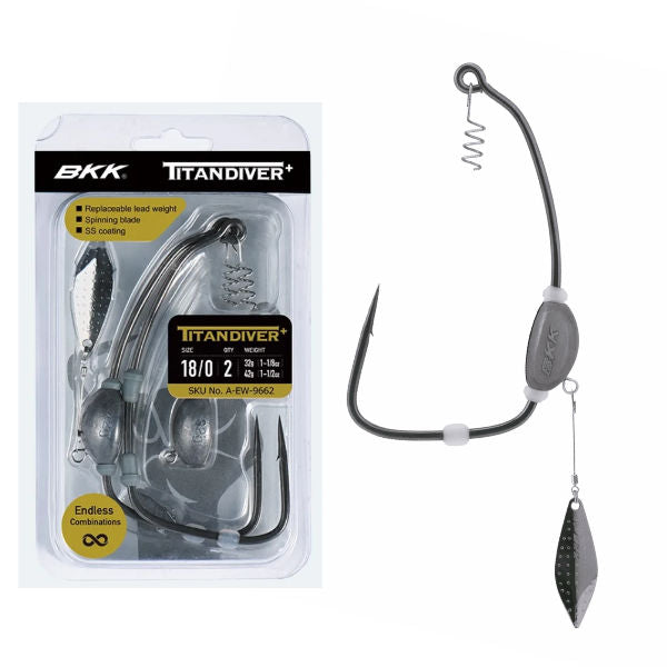 BKK TITAN DIVER+ #6/0 (2pcs/pack) F