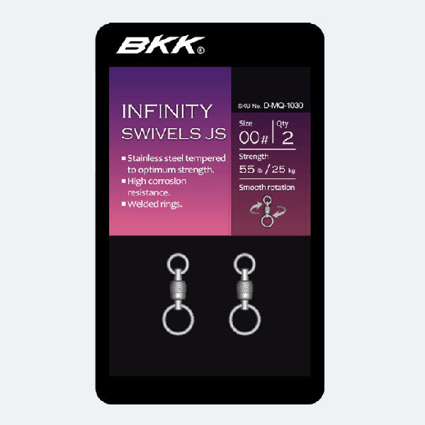 BKK STAINLESS BB SWIVEL JS #2 (2 pcs/pack)