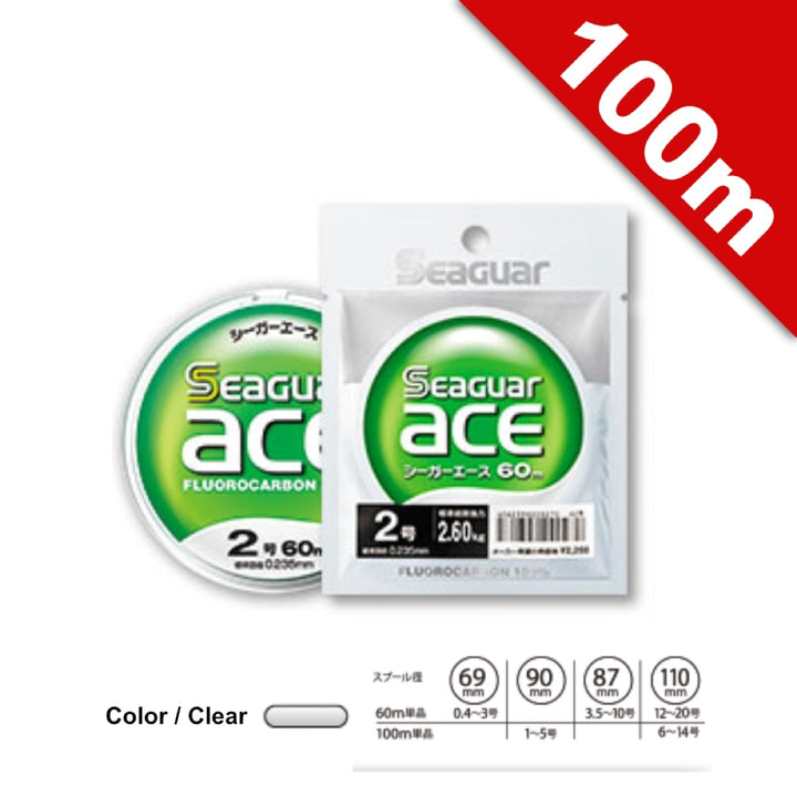 Seaguar SEAGUAR ACE 100m #6.0 - 100m CLEAR