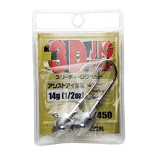 ECOGEAR 3D JIG HEAD 3/8oz (11.0g) (2 pcs/pack)