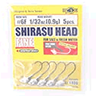 ECOGEAR SHIRASU HEAD FINE #8F - 1/32oz (0.9g) (5 pcs/pack)