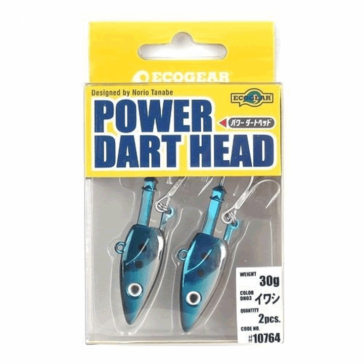 ECOGEAR POWER DIRT HEAD 30.0g (2 pcs/pack) DH03 IWASHI