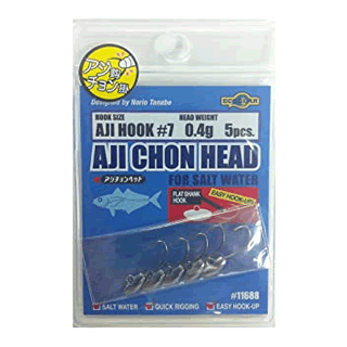 ECOGEAR AJI CHON HEAD 2.0g (5 pcs/pack)