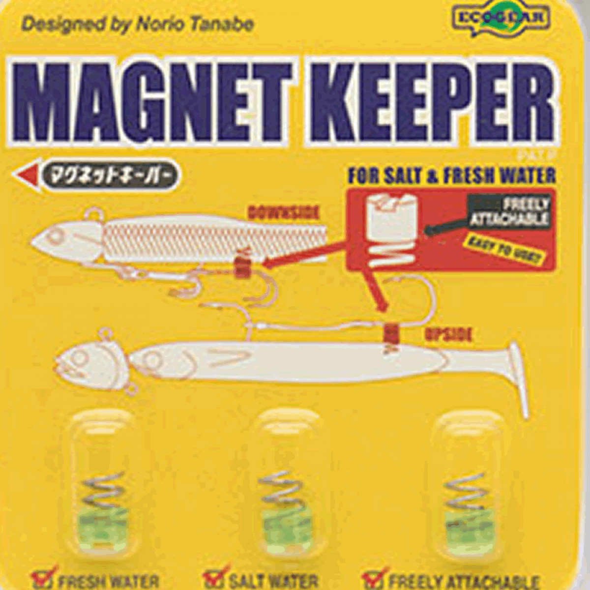 ECOGEAR MAGNET KEEPER S (3 pcs/pack) MK02 LUMINOUS PINK