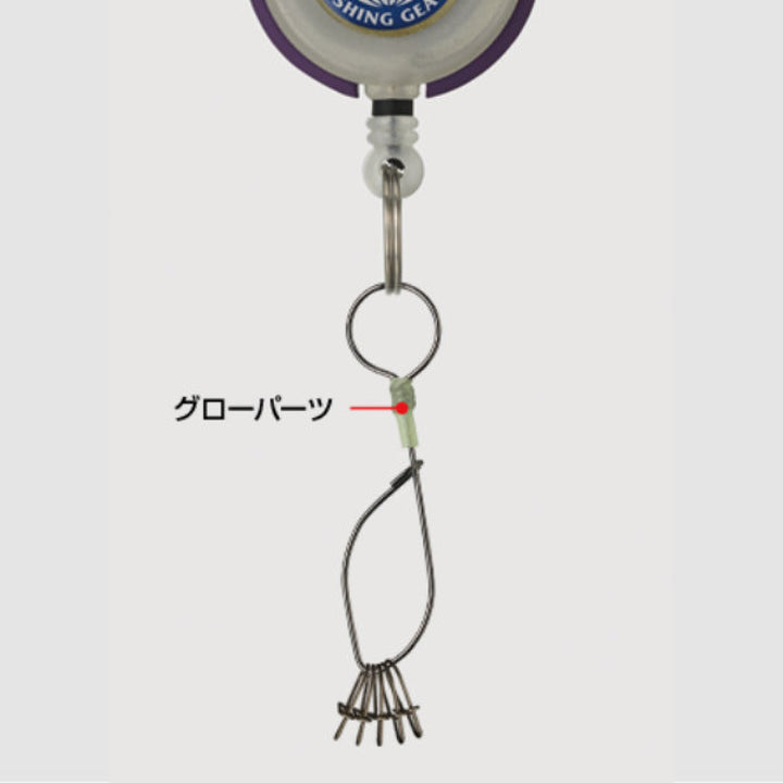 Golden Mean GM PIN ON REEL 75mm : 17.3g #RED