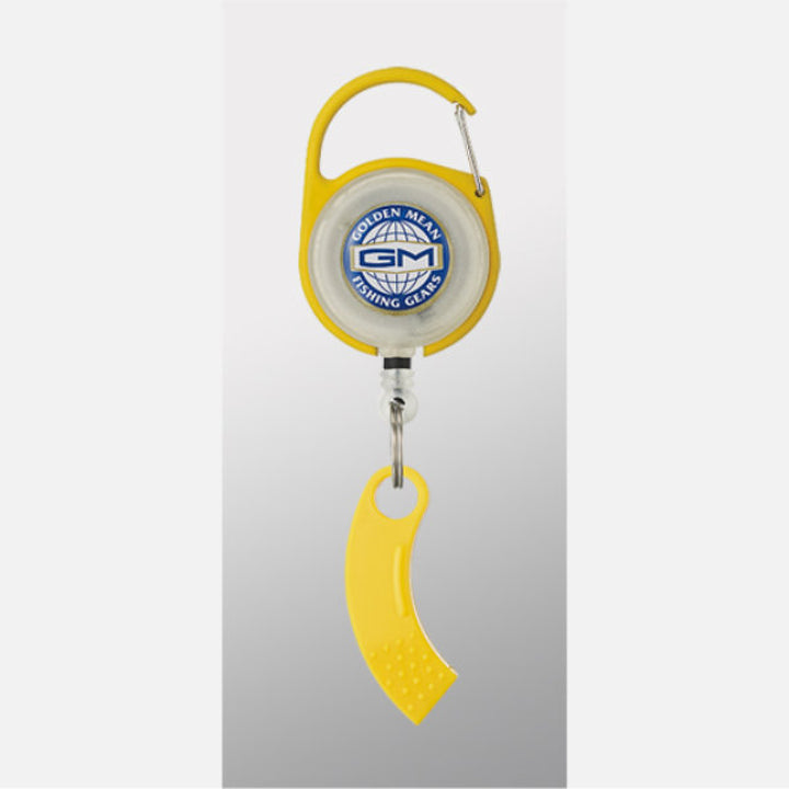 Golden Mean GM PIN ON REEL + LINE CUTTER REEL/75m : 17.3g CUTTER/45mm : 2.9g #YELLOW
